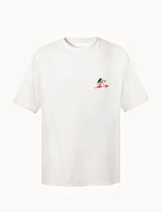 T-Shirt Bianca Mucche (versione stampata)