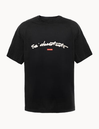 T-shirt Nera "Sei Devastante"