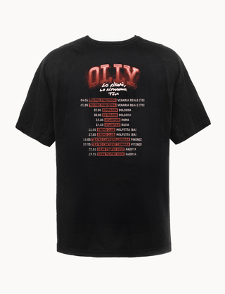 T-Shirt Nera "Club Tour 2025"